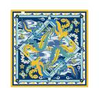 Phoenix Crown Silk Square Scarf