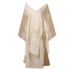 Handcrafted Su Embroidery 16 Momme Silk Scarf Shawl 190x65cm