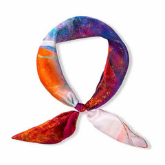 Mulberry Silk Resilience Square Silk Scarf Let Dreams Lead 53x53cm