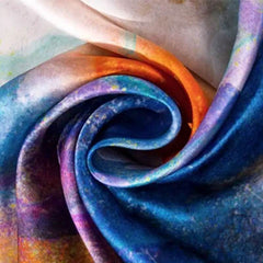 Mulberry Silk Resilience Square Silk Scarf Let Dreams Lead 53x53cm