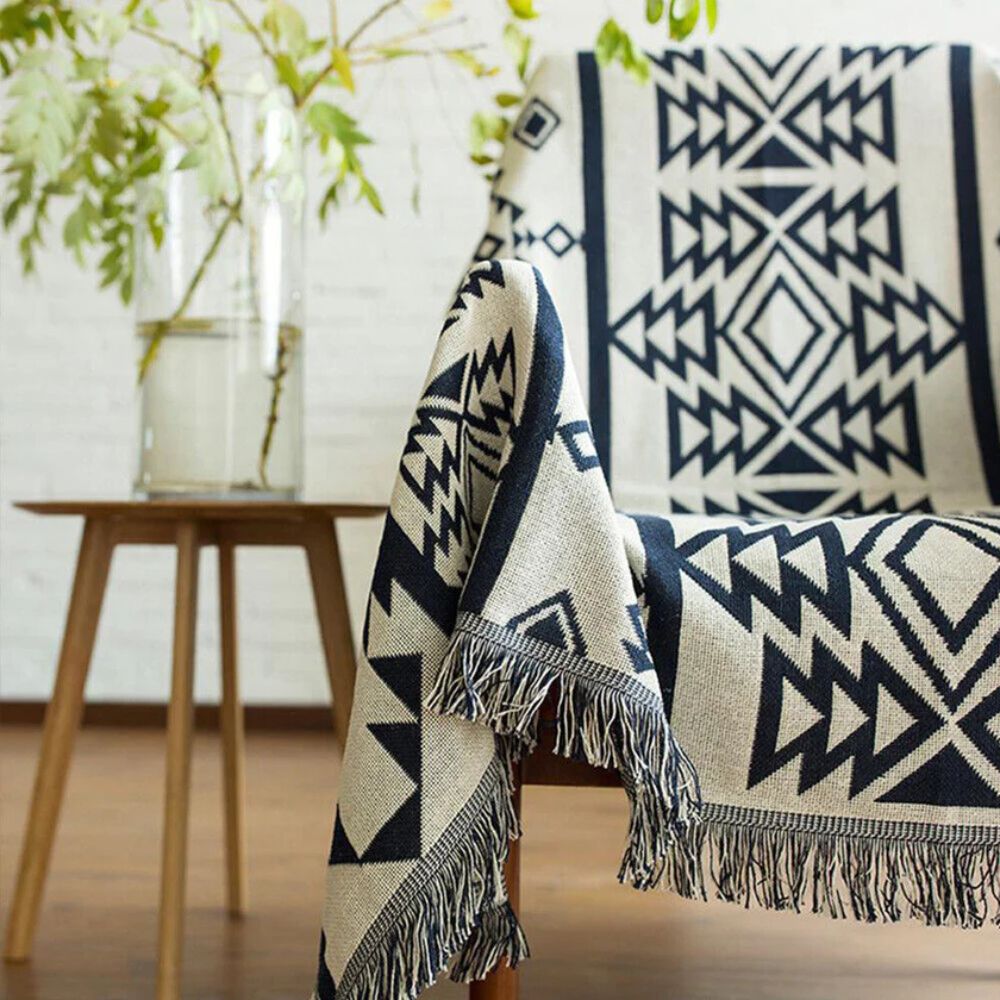 Nomad Weave Boho Throw Blanket