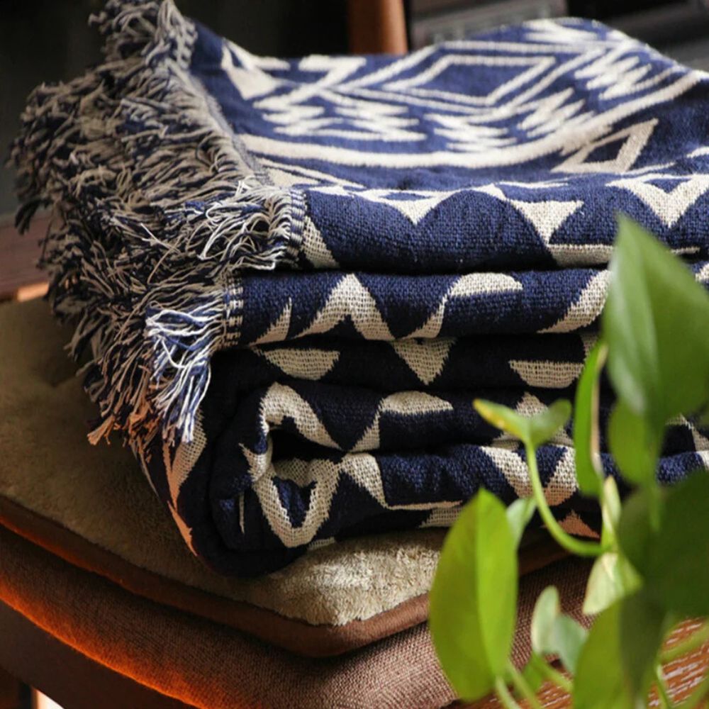Nomad Weave Boho Throw Blanket