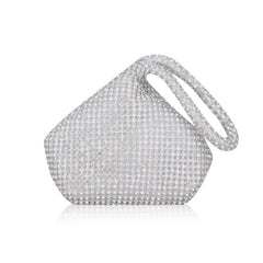 Retro Triangle Wristlet Evening Bag