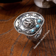 Bohemian Vintage Turquoise Ring