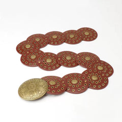 Boho Vintage Western Cowboy Red Belt 
