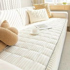 LoomVita Plush Pleated Edge Sofa Cover