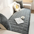 LoomVita Plush Pleated Edge Sofa Cover