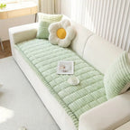 LoomVita Plush Pleated Edge Sofa Cover