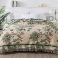 Rosewood Grace Throw Cotton Blanket