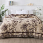 Rosewood Grace Throw Cotton Blanket