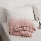 Soft Nest Minimalist Knit Throw Blanket