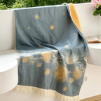 LoomVita Midnight Swirls Cotton Bath Towel