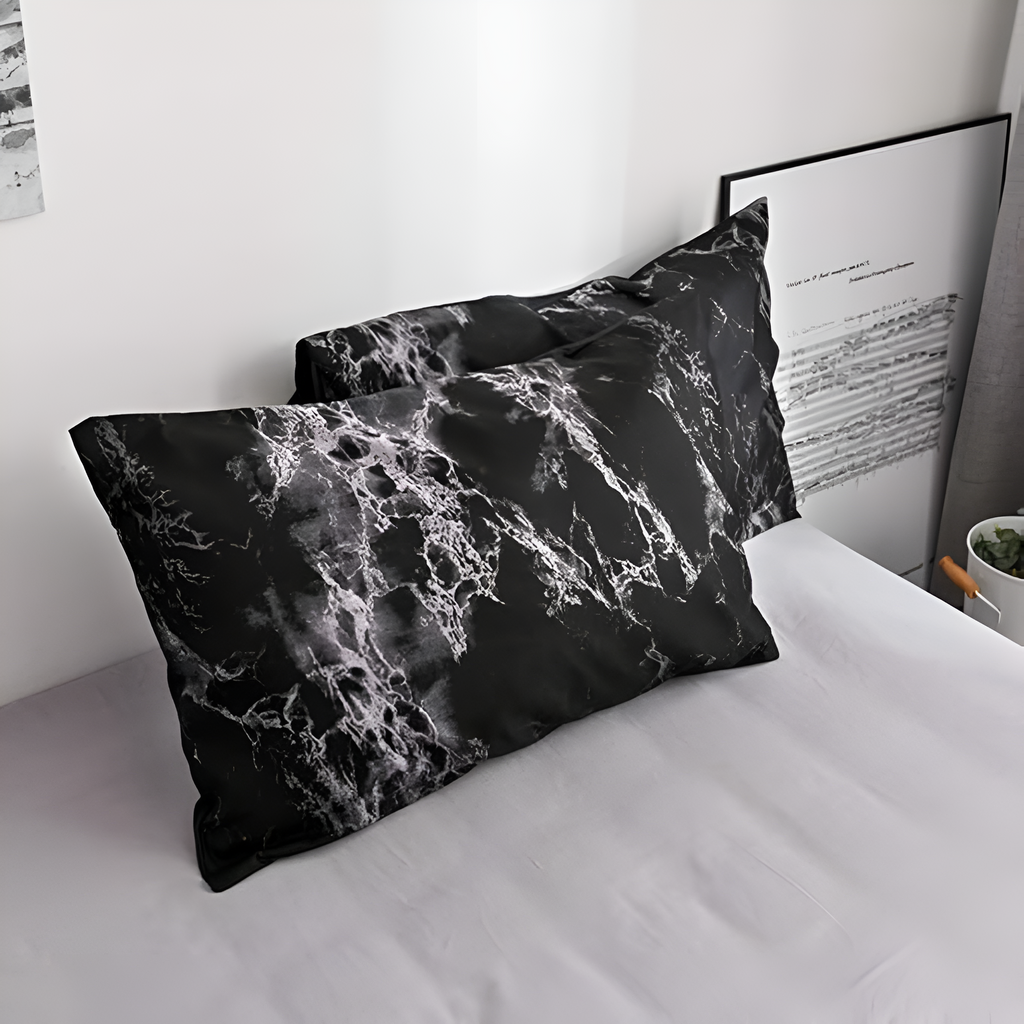 Luxe Black Marble | 3pcs Duvet Cover Sets