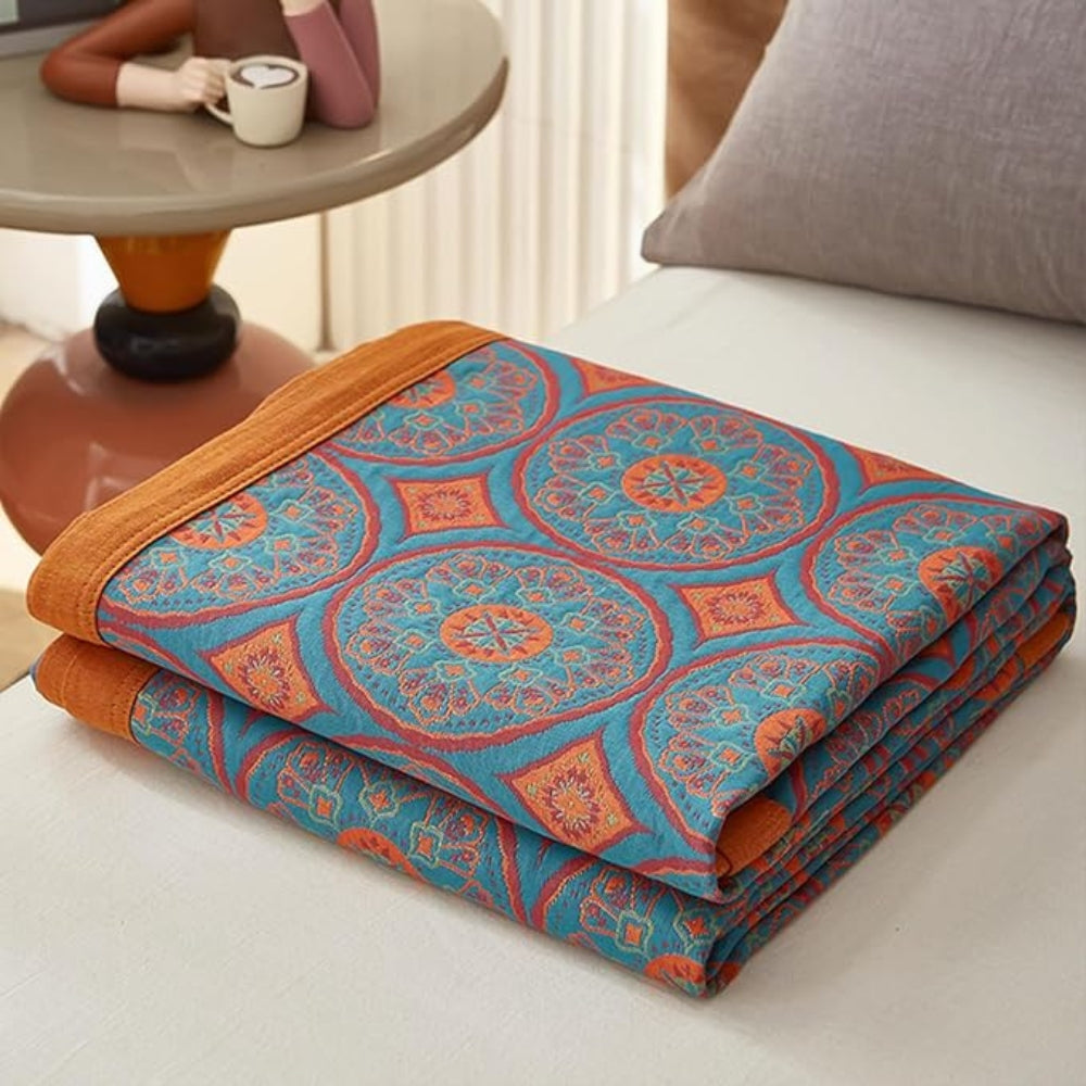 Velina Reversible Cotton Summer Blanket