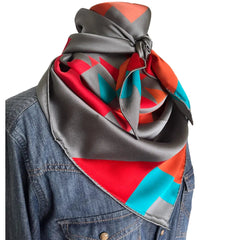 Aztec Wild Rags (Dusk in the Saddle) Silk Scarf