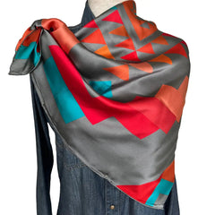 Aztec Wild Rags (Dusk in the Saddle) Silk Scarf