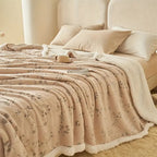 Winter Garden Plush Blanket