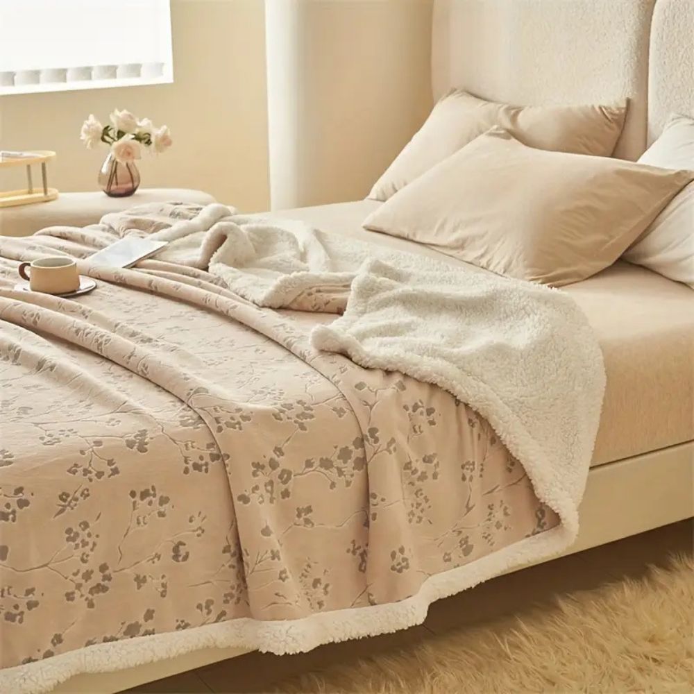 Winter Garden Plush Blanket