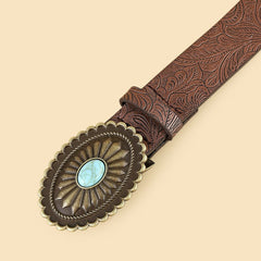 Boho cowboy belt handmade accessory 