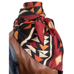 Aztec Wild Rags (Cimarron Cowboy) Silk Scarf