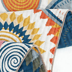 LoomVita Nordic Throw Blanket Reversible Sofa Towel