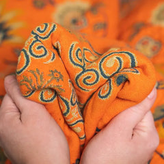 LoomVita Vintage Throw Blanket Flower Sofa Cover
