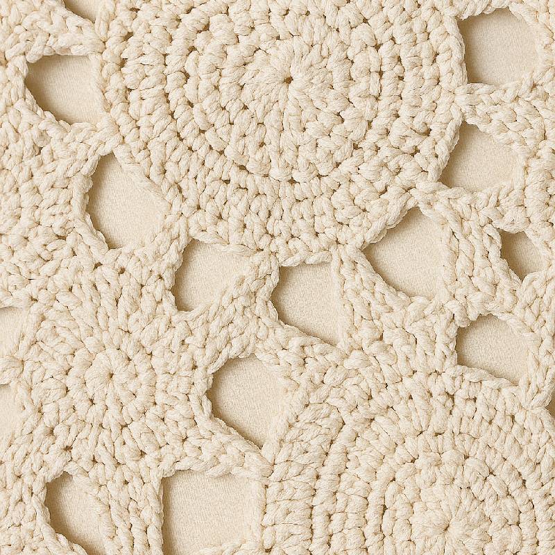 Crochet lace hobo clutch