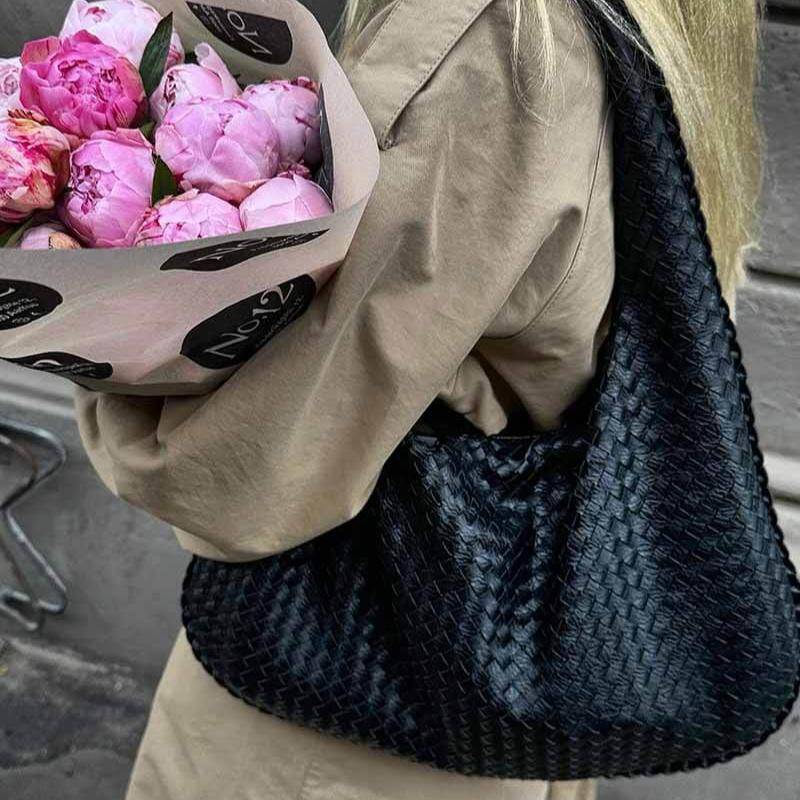 Boho handmade accessory Woven Hobo Shoulder Bag