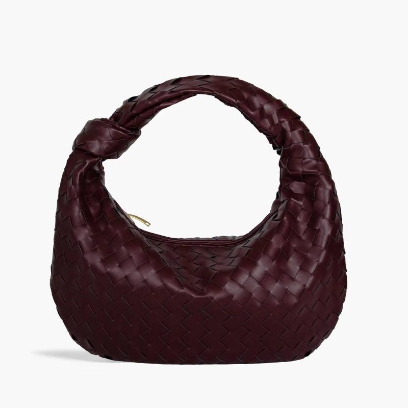 Woven PU Knot Bag shoulder bag