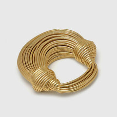 Golden Twisted Hoop Bag Handbag