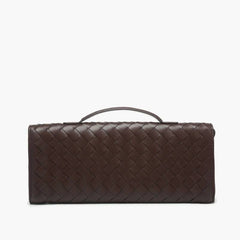 Woven Flap Clutch Shoulder Bag Handbag