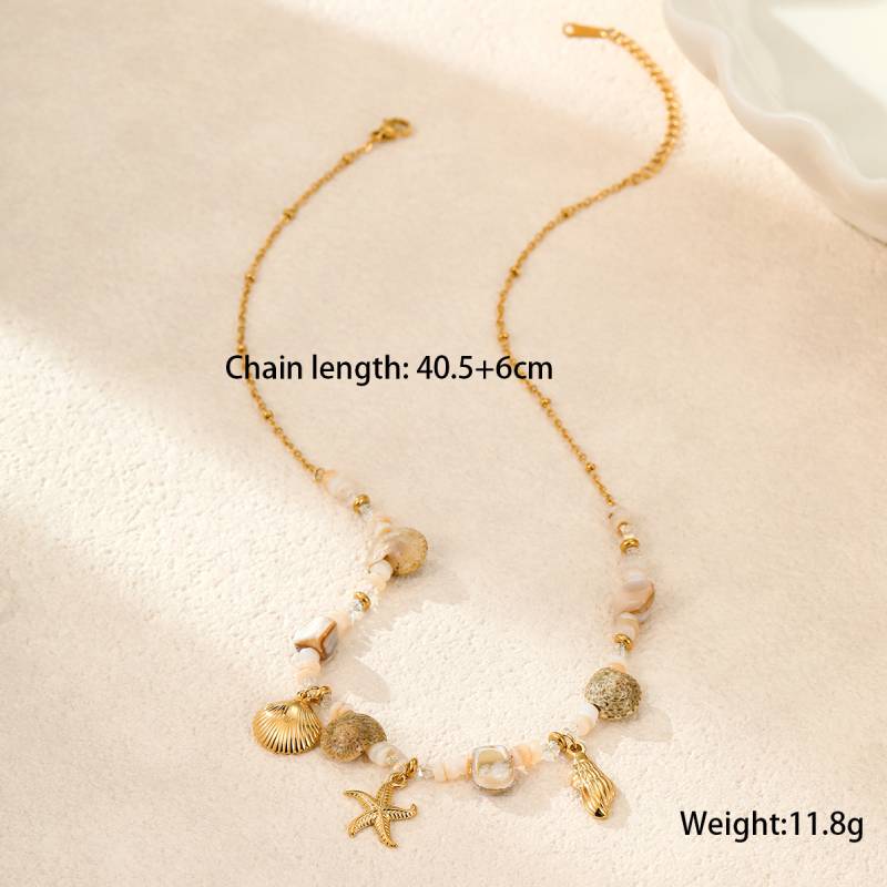 Shell Necklace Boho Accessories