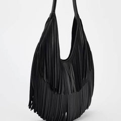 Hippie Tassel PU Shoulder Bag