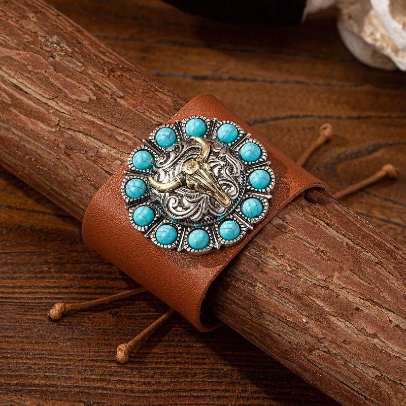 Hippie Turquoise Adjustable Bracelet Accessory