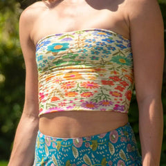 Bohemian Print Headband Tunic Top