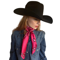 Paisley Wild Rags (Flamingo) Pink Silk Scarf
