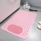 LoomVita SafeGrip Shower Mat with Foot Scrubber